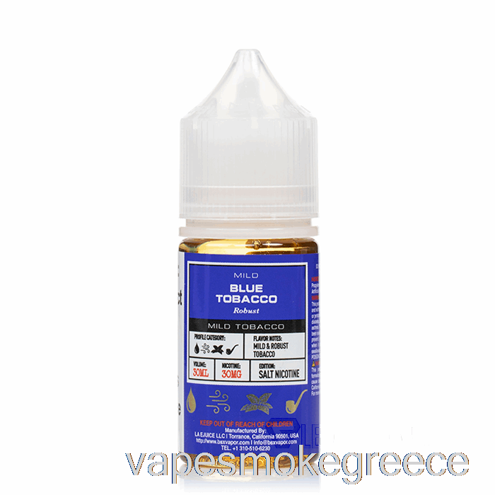 Vape Greece Blue Tobacco - Bsx Salt Series - 30ml 30mg